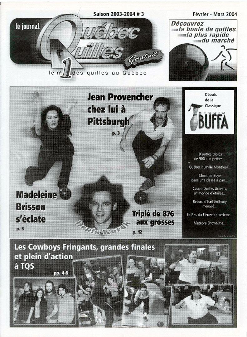 Journal Québec Quilles Saison 2003-2004 # 3